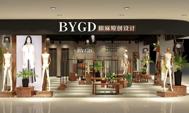 商場店效果圖展示